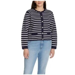 Nine West striped cardigan Large